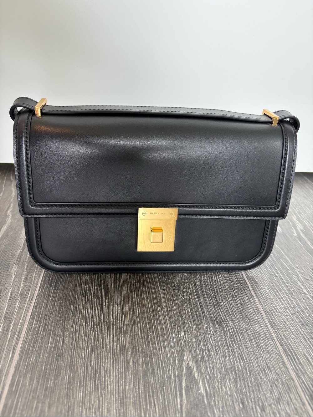 Demellier Paris Crossbody in Black